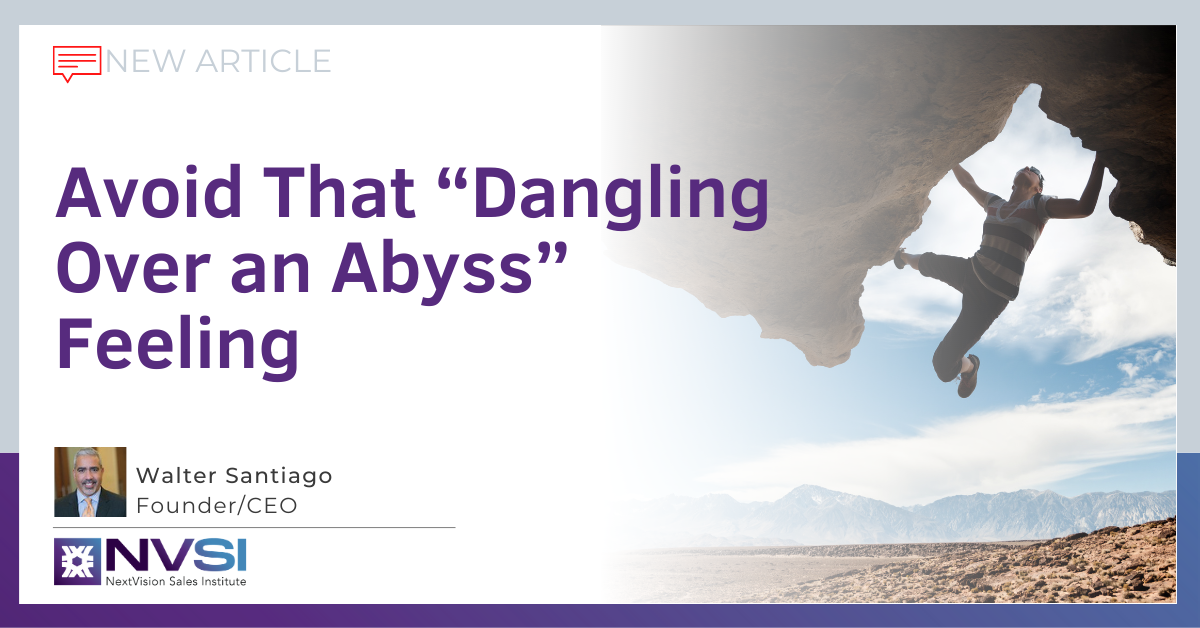 Avoid That “Dangling Over an Abyss” Feeling