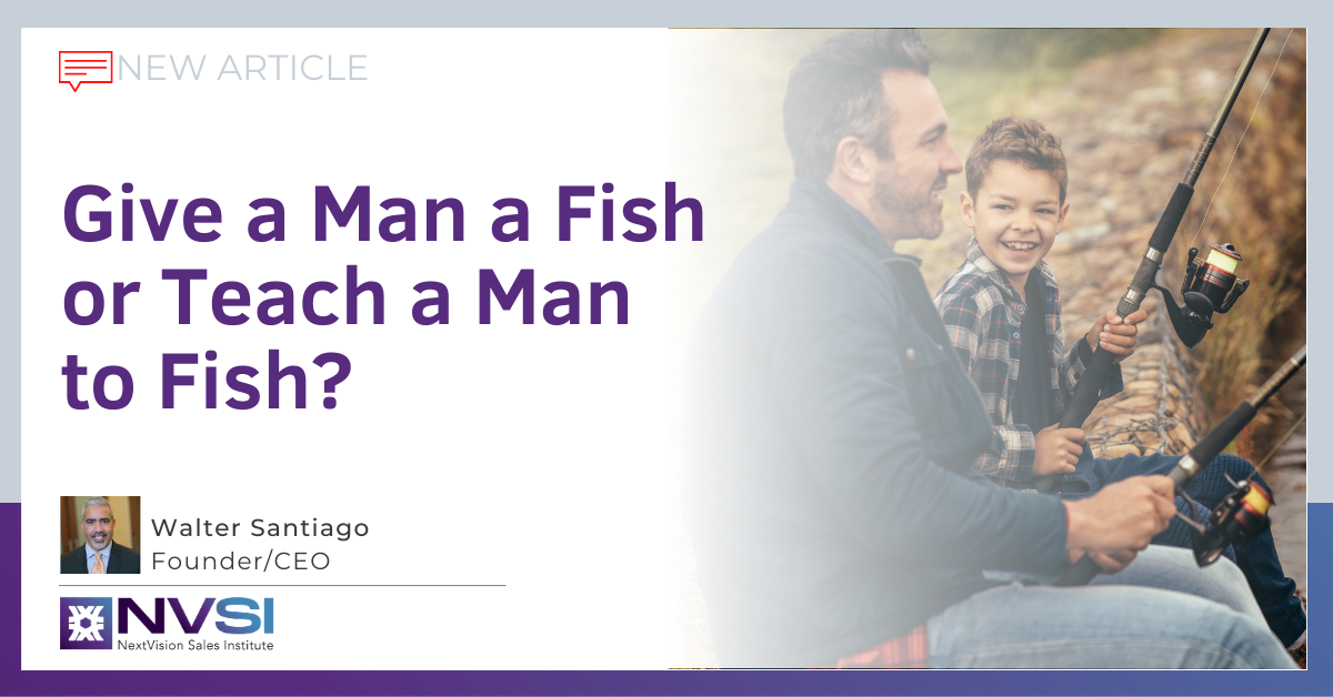 Give a Man a Fish or Teach a Man to Fish?