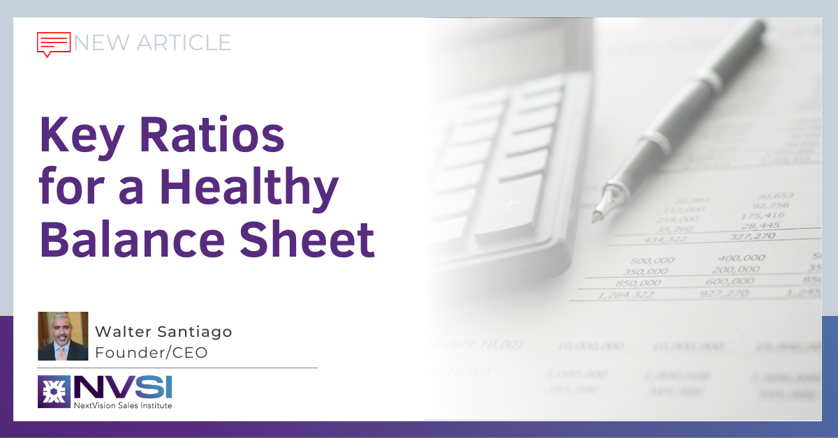Key Ratios for a Healthy Balance Sheet