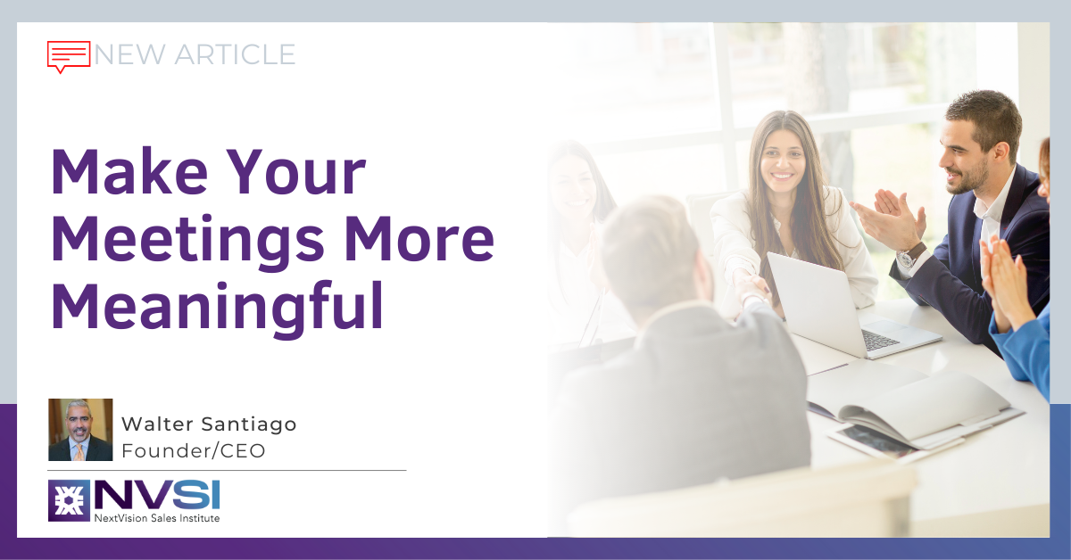 Make Your Meetings More Meaningful